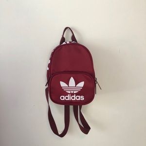 Adidas mini maroon backpack